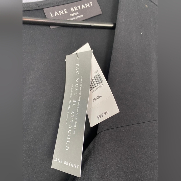 Lane Bryant 3/4 Sleeve Jumpsuit Womens  maxi Wide Leg Women’s Size 18/20 in Blac - Picture 4 of 14